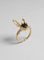 MIDNIGHT BUNNY RING