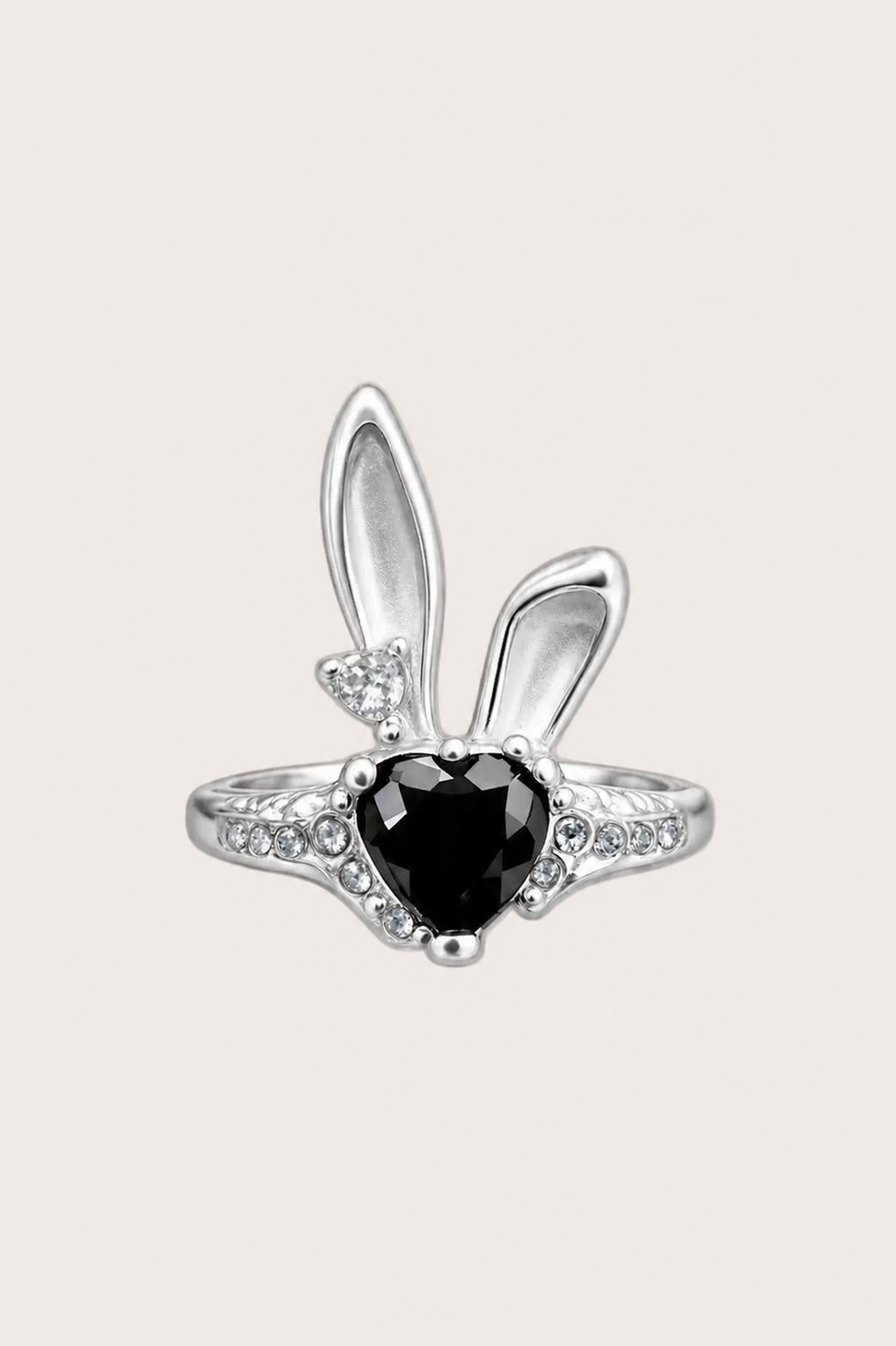 MIDNIGHT BUNNY RING