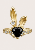 MIDNIGHT BUNNY RING