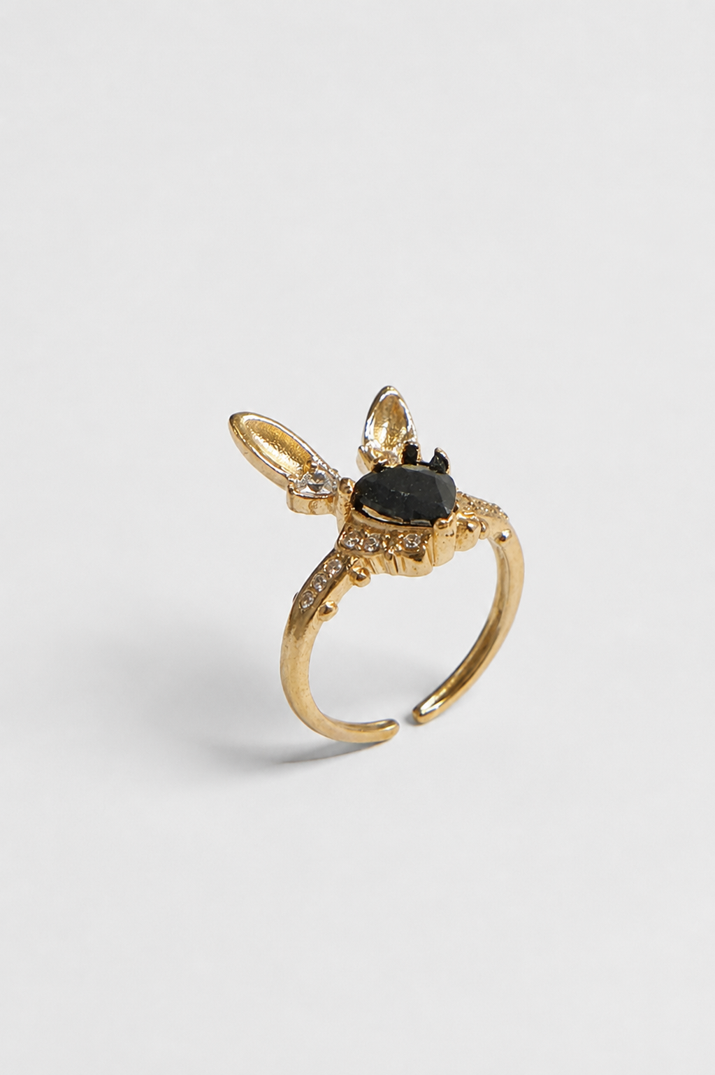 MIDNIGHT BUNNY RING